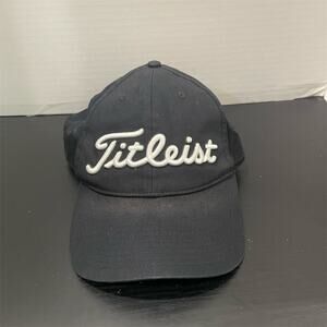 Titleist Men's Black Adjustable Golf Cap with Logo Embroidery SigEp & Andrew’s
